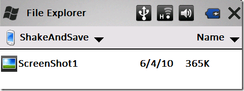 στιγμιότυπα οθόνης σε Windows Mobile