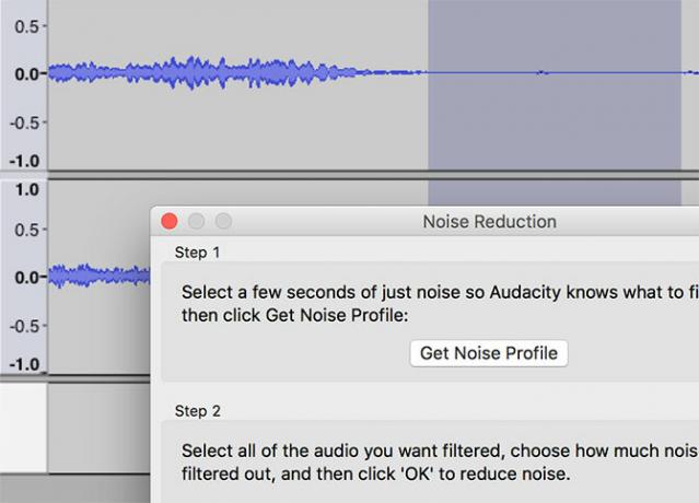 Audacity Noise Reduction