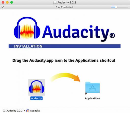 Εγκατάσταση Audacity για macOS