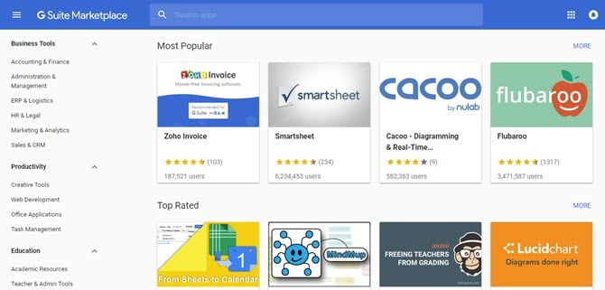 Google Apps Marketplace: Εφαρμογές για την επιχείρησή σας GSuite