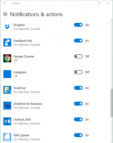 Πώς να απενεργοποιήσετε επιλεκτικά τις Ειδοποιήσεις Εφαρμογών στα Windows 10 Ειδοποιήσεις Εφαρμογών Windows10