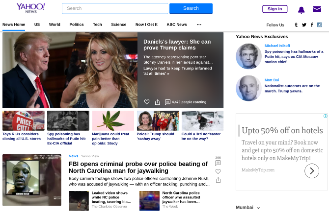 εναλλακτικές λύσεις google - ειδήσεις yahoo