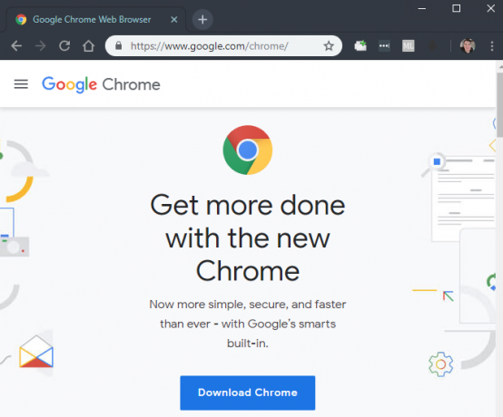 Αρχική σελίδα Google Chrome