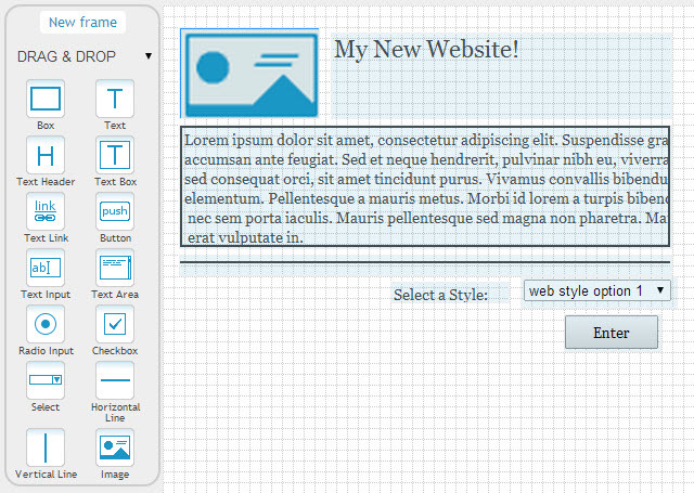 framebox-wireframing-εργαλείο