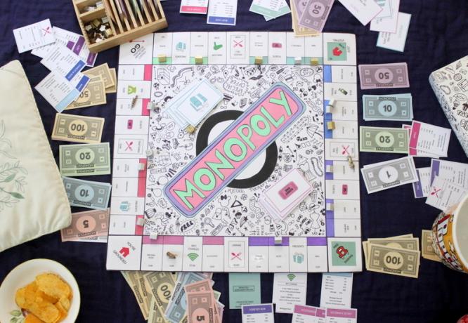 Φτιάξτε ένα επιτραπέζιο παιχνίδι DIY Monopoly στο σπίτι με αυτόν τον οδηγό από το The Craftables