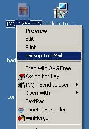 Δημιουργία αντιγράφων ασφαλείας αρχείων για αποστολή με email με ένα μόνο κλικ στο emailmain27042008