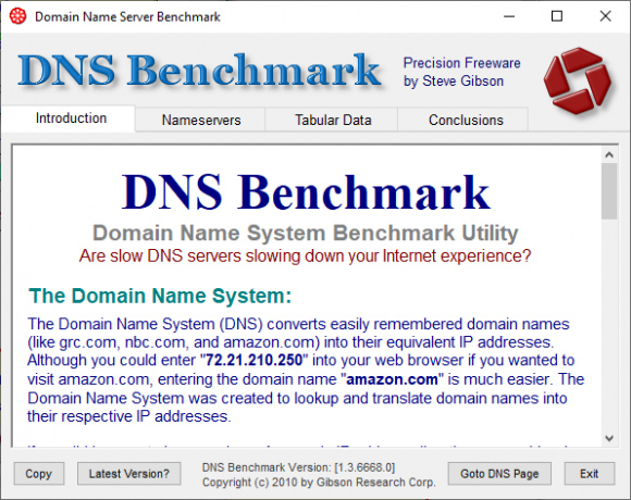 dns πάγκος dns εργαλείο δοκιμής