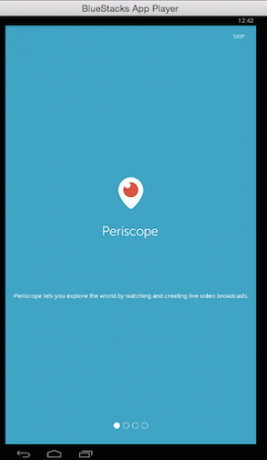 periscope-bluestacks-τρέξιμο