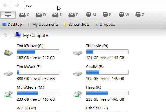 αντικατάσταση του windows explorer