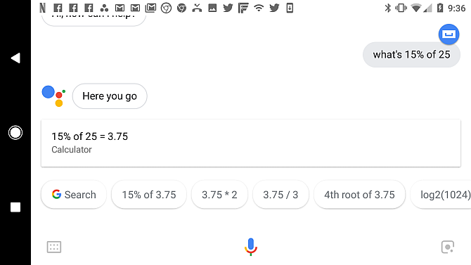 Υπολογιστής συμβουλών Βοηθού Google