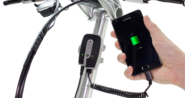 Φορτίστε το Smartphone σας ενώ οδηγείτε το bikechargeconsole του ποδηλάτου σας