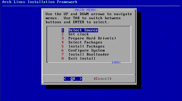 αρχιτεκτονική install linux