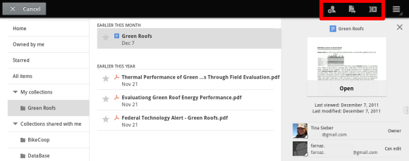 google docs για Android