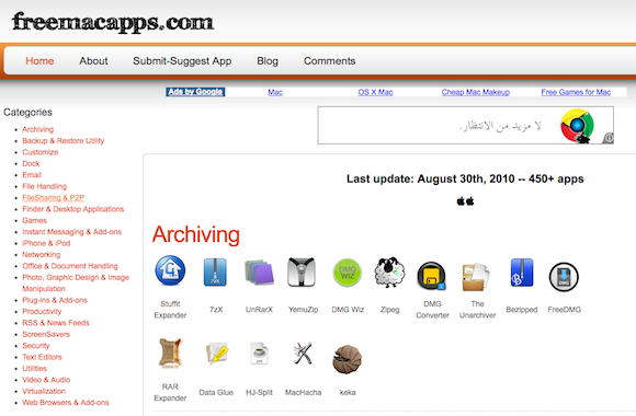 11 διαδικτυακές πηγές για τα καλύτερα σε Mac Δωρεάν λογισμικό [Mac] FreeMacApps