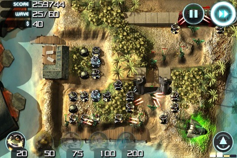 The Best iPhone Tower Defense Games 2009 + Giveaway sentinel3