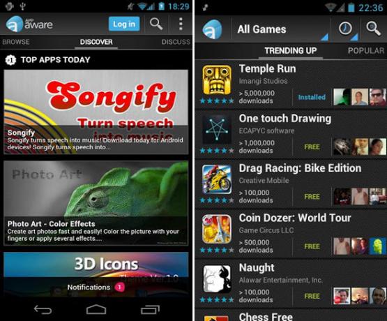 ανακαλύψτε εφαρμογές Android