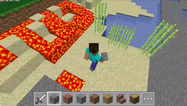 Minecraft-Pi-Lava-παιχνίδι