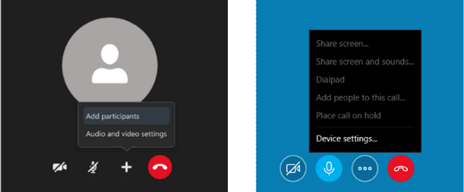 επιλογές μετοχής οθόνης skype