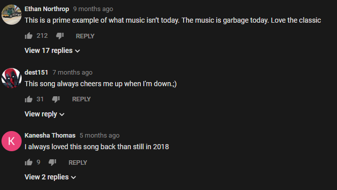 Σχολιασμός σύγχρονης μουσικής YouTube