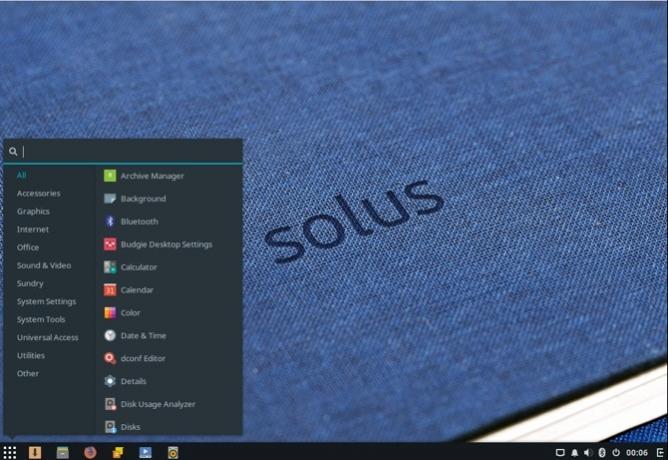 solus desktop linux