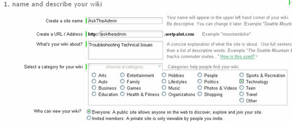Δημιουργήστε εύκολα τη δική σας ιστοσελίδα Wiki με το WetPaint wetpaint2