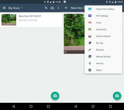 Στείλτε δωρεάν φαξ από την επισκόπηση CamScanner του Android Phone ή Tablet