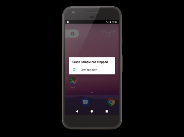 Η εφαρμογή Android έχει διακοπεί η οθόνη