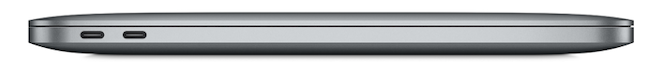 Thunderbolt 3 θύρες σε ένα Macbook Pro