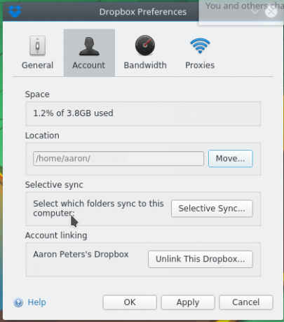 βελτιστοποίηση του backup dropbox όλων