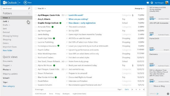 εναλλακτικές λύσεις google - outlook.com