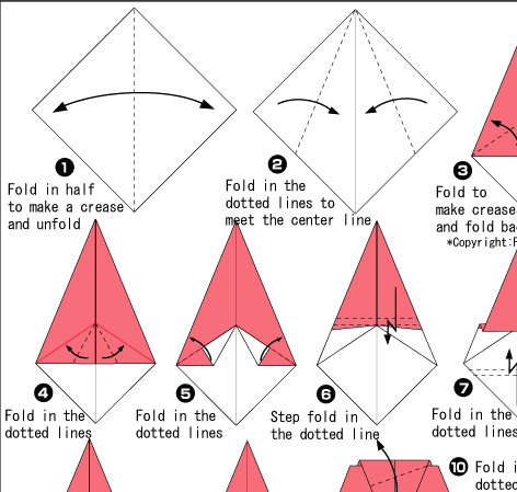 εύκολα διαγράμματα origami