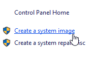Windows 10 Δημιουργία αντιγράφων ασφαλείας και επαναφορά Δημιουργία εικόνας συστήματος