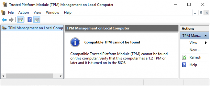 Δεν βρέθηκε tpm συμβατό με bitlocker