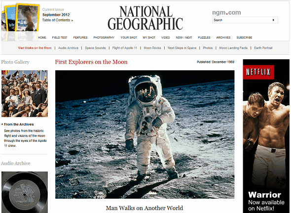 Μάθετε για τον Neil Armstrong & το Apollo 11 Moon Landing On The Web εθνικό γεωγραφικό απόλλωνα 11