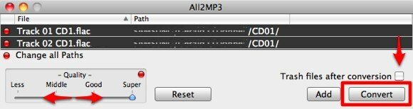 μετατροπή flac σε mp3