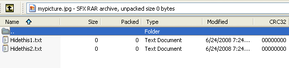 Απόκρυψη αρχείων στα Windows