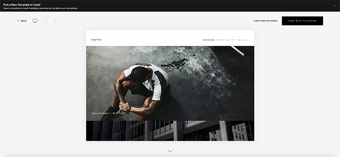Τα καλύτερα πρότυπα Squarespace Lange