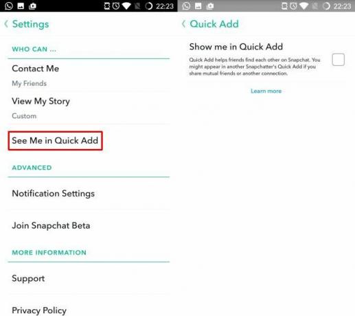 snapchat δείτε με γρήγορη προσθήκη