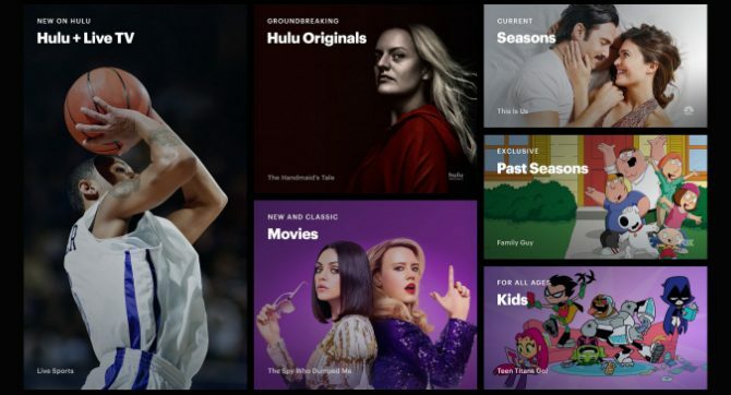 Ποικιλία περιεχομένου από το Hulu
