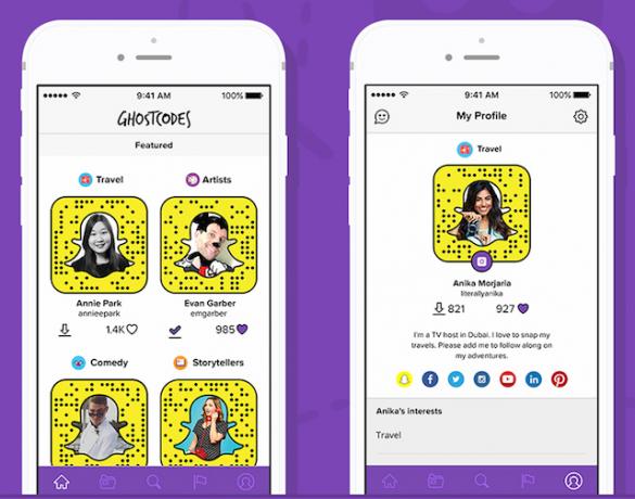 snapchat-Ghostcodes