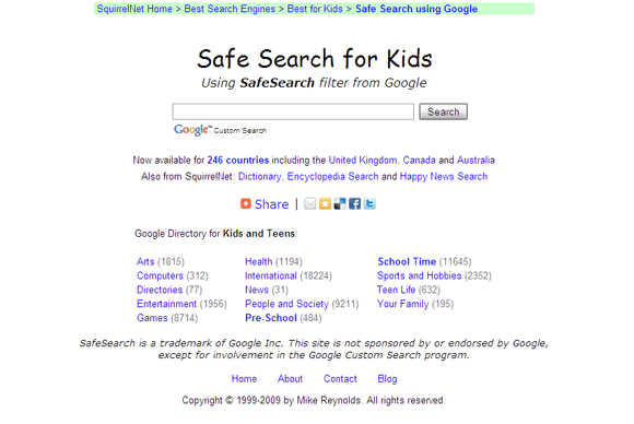10 μηχανές αναζήτησης για παιδιά που βοηθούν τους γονείς με ασφαλή πλοήγηση SEforKids08