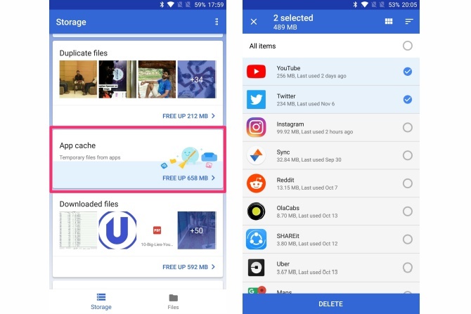τα χαρακτηριστικά των αρχείων google go app