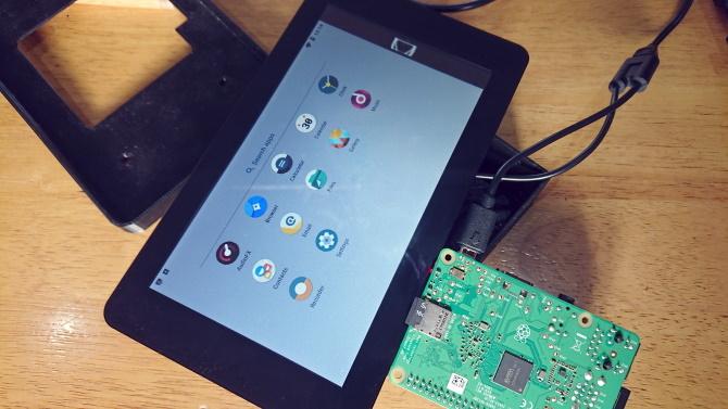 Δοκιμάστε το tablet Raspberry Pi με Android πριν από τη συναρμολόγηση