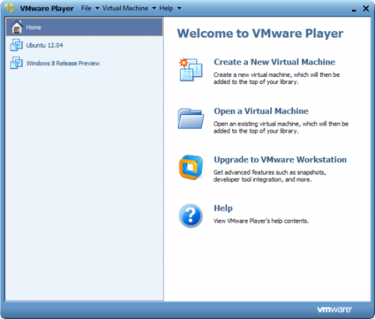 VMWare Player στα Windows