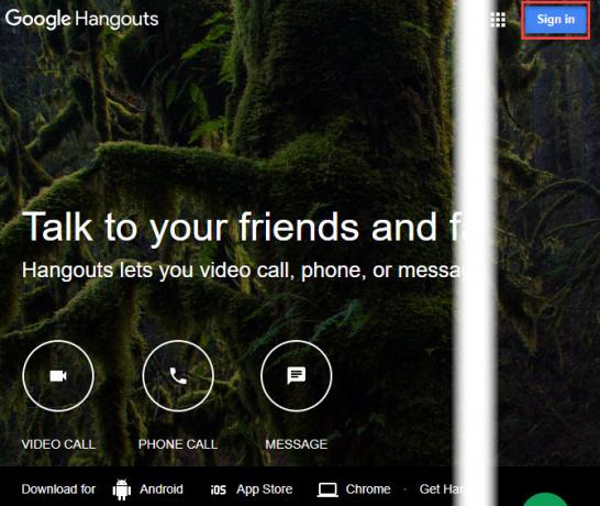 πώς να χρησιμοποιήσετε το hangouts google - Είσοδος
