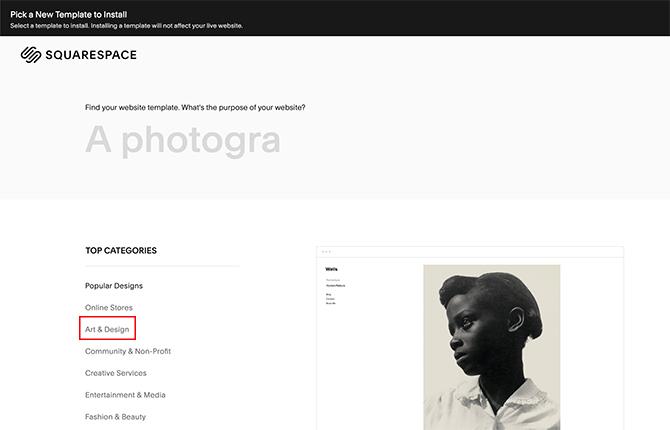 Τα καλύτερα πρότυπα Squarespace Πώς να κάνετε αναζήτηση