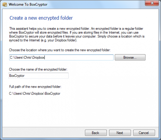 κρυπτογράφηση φακέλου dropbox