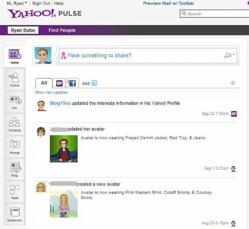 instant messenger yahoo facebook