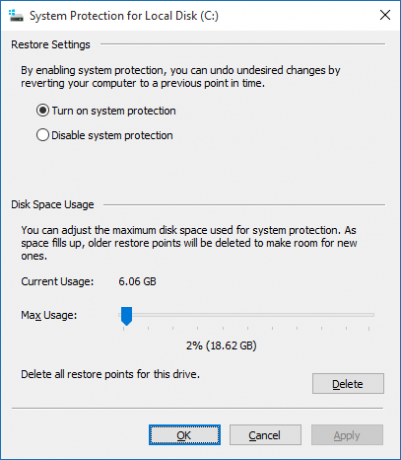 επαναφορά συστήματος των Windows 10