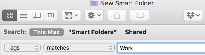 Ετικέτες Mac Smart Folder